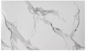 Masa Prince Ceramic Calacatta alb/crom L180xl90 cm