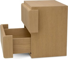 Noptiera LUX Furnir Stejar Natur, Colston