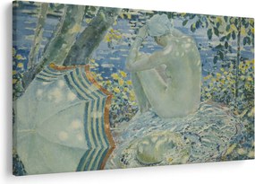 Tablou - Frederick Carl Frieseke, On the Bank, reproducere (90x60 cm)