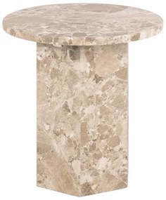 Măsuță auxiliară rotundă din marmură ø 50 cm Naxos – Actona