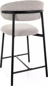 Scaun de bar Elton H-2 Noelle bej 231 / negru mat