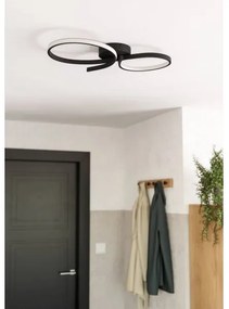 Plafonieră LED Eglo 901266 SERPINS LED/21W/230V 3000K negru