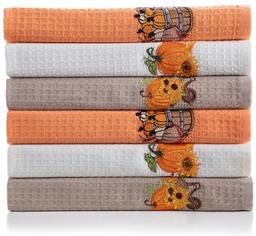Set prosoape bucătărie vafelă DOVLEAC 40 x 60 cm 6 buc