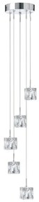 Lustra LED design modern Ice Cube H-116cm 6775-5-LED SRT