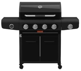 Barbecook BC-GAS-2073 Siesta 412 Graphite grătar pe gaz cu depozitare, arzător lateral, 132x56x118cm
