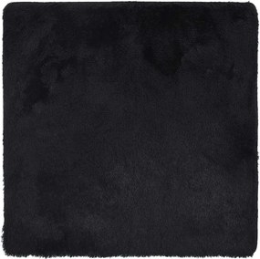 vidaXL Covor shaggy cu pom înalt, NAVARRA, negru, 120x120cm, poliester