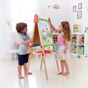Tabla magnetica dubla cu set creatie