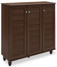 Dulap pantofi SANTΟ 16 perechi culoarea nuc 89.5x34.5x91.5cm