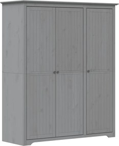vidaXL Șifonier "BODO", gri, 146x53,5x173 cm, lemn masiv de pin