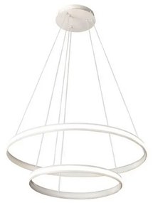 Candelabru LED dimabil suspendat pe cablu LED/90W/230V 3000-6500K Ø 60 cm + telecomandă