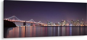 Tablou cu privirea spre San Francisco, California (120x50 cm)