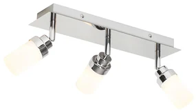 Spotlight modern pentru baie din oțel cu 3 lumini IP44 - Japie