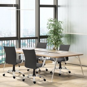 Vinsetto Scaun de Birou Ergonomic și Pivotant pentru Birou, Gri Închis | Aosom Romania