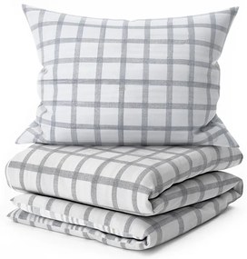 Lenjerie din bumbac Renforcé LINKY gri Dimensiune lenjerie de pat: 70 x 90 cm | 140 x 220 cm