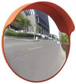 Oglinda de trafic convexa, portocaliu, 45 cm, plastic PC, de exterior 1, 45 cm, Portocaliu
