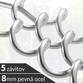 Set de ancore pentru sol, 4 bucăți, 42,5x8,5cm, argintiu Monzana
