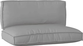 vidaXL Set de perne pentru palet 2 pcs Gri Material Oxford