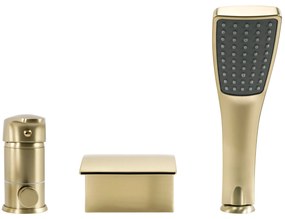 Baterie pentru cadă Rea Riven Brush Gold