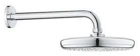 Palarie de dus rotunda Grohe New Tempesta 210 cu brat de dus crom