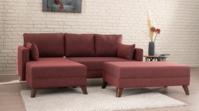 Canapea extensibilă Bellina (bordo) (S). 1063025