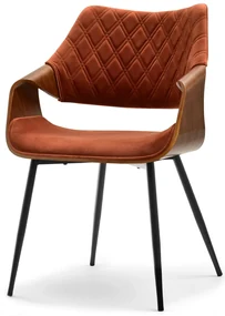 Scaun Rolf K (cupru + negru). 1111256
