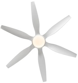 Ventilator de tavan alb 137cm incl. LED Dimmable cu telecomandă - Tak