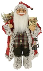 Decorațiune Moș Crăciun tradițional cu model 60cm