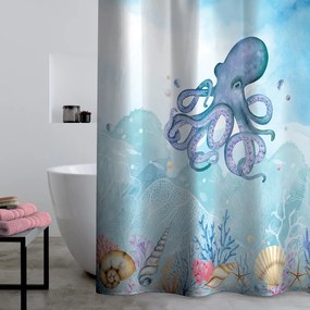 Perdea de duș 180x180 cm Octopus – Catherine Lansfield