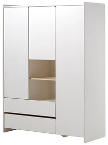 Dulap pentru copii Vipack Kiddy, 137,8 x 190 cm, alb