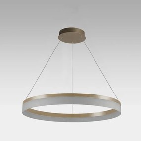 Lustra LED circulara suspendata Ara 60cm, Gold