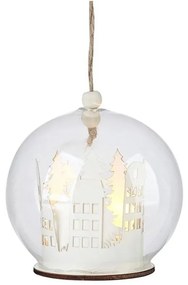 Decorațiune luminoasă de Crăciun albă suspendată ø 9 cm Myren – Markslöjd