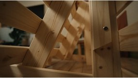 Canapea extensibilă maro 140 cm Roots - Karup Design