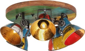 vidaXL Lampă de tavan 25 W, multicolor, 50x50x25 cm, E27