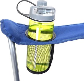 Scaune de camping NOMAD, set 2 buc., albastru SongmicsHome