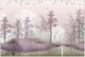 Tablou cu pădure (90x60 cm)