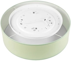 Plafonieră SIRJA PASTEL DOUBLE 4xE27/15W/230V d. 45 cm verde
