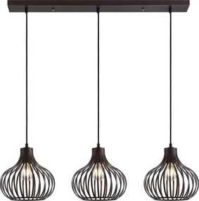 Lustră pe cablu Globo 333703116X MATEO 3xE27/40W/230V