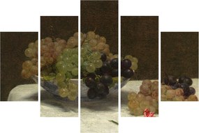 Tablou - Henri Fantin-Latour, Still Life with Grapes and a Carnation, reproducere (150x105 cm)