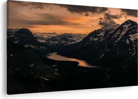 Tablou - Lac între munți (90x60 cm)
