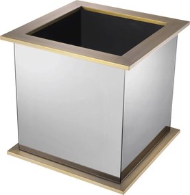 Ghiveci design LUX Moorea, oglinda fumurie-alama 114354 HZ