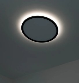 Plafoniera LED RGB CCT, IP54 Liva Smart negru, 36cm