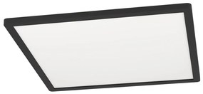 Plafoniera LED inteligenta, design modern Rovito-z negru 42x42cm