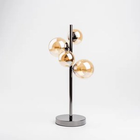 Brilagi - Lampă de masă LED MILLA 4xG9/3W/230V negru cromat/auriu