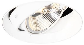 Spot modern îngropat alb GU10 AR111 rotund fără rama - Oneon