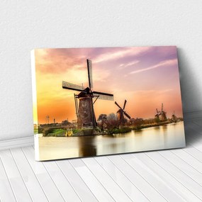 Tablou Canvas - Windmills 70 x 110 cm