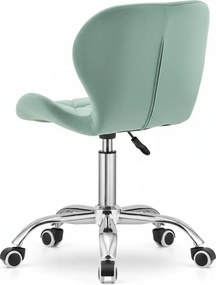Scaun de birou mentolat AVOLA VELVET