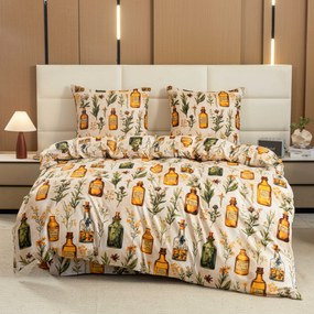 Lenjerie de pat din microfibra APOTHECARY crem Dimensiune lenjerie de pat: 70 x 90 cm | 140 x 220 cm