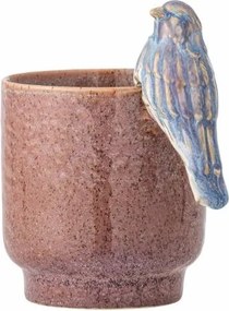 Ghiveci roz din ceramica, Ø11cm, "Larky"