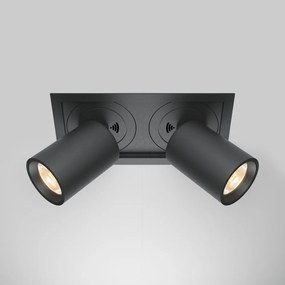 Spot LED incastrabil rotativ retractabil Hidden 2 negru