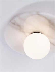 Plafoniera stil minimalist IDOR alb/opal